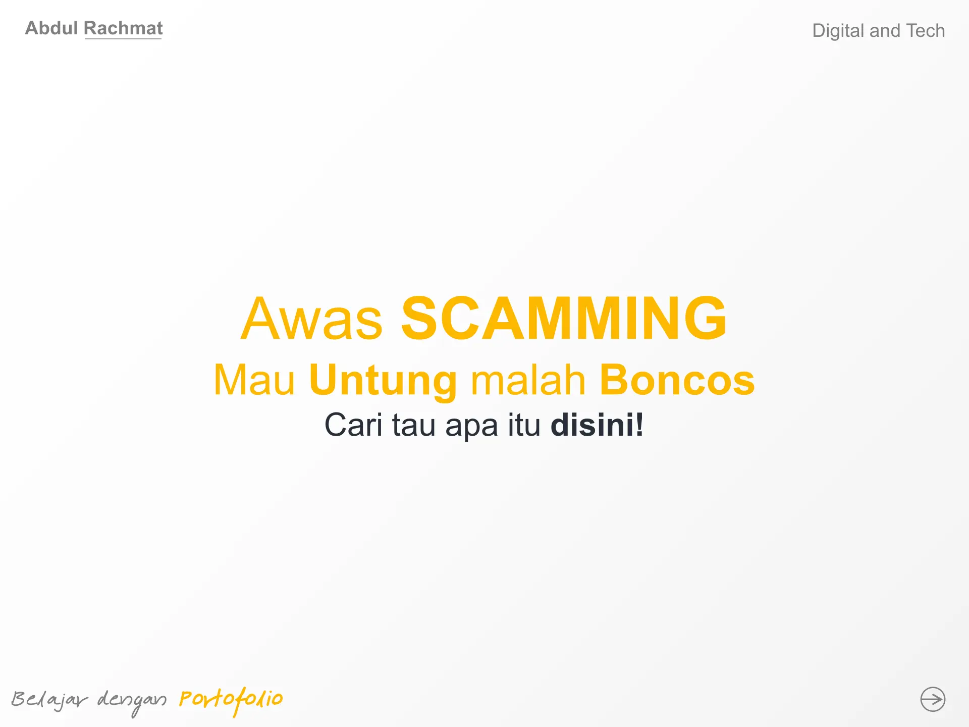 Awas SCAMMING! Mau Untung Malah Buntung